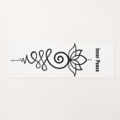 Tapis De Yoga Lotus Design (Devant (Horizontal))