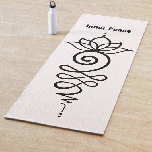 Tapis De Yoga Lotus Design (En situation)