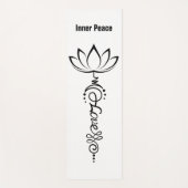 Tapis De Yoga Lotus Design (Devant)