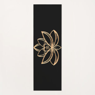Tapis De Yoga Lotus d'Or