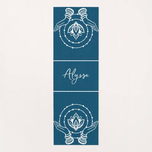 Tapis De Yoga Lotus Fleur Yoga Mat (Devant)