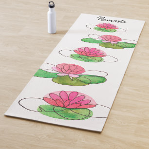 Tapis De Yoga Lotus Namaste personnalisé