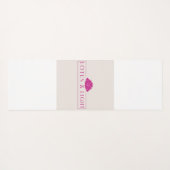 Tapis De Yoga Lotus Vert (Dos (Horizontal))