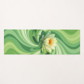 Tapis De Yoga Lotus Vert (Devant (Horizontal))