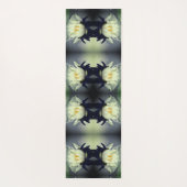 Tapis De Yoga Lotus Water Lily Art Abstrait (Dos)