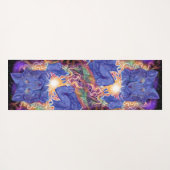 Tapis De Yoga Loup cosmique (Dos (Horizontal))