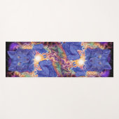 Tapis De Yoga Loup cosmique (Devant (Horizontal))