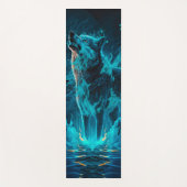 Tapis De Yoga Loup de feu bleu (Devant)