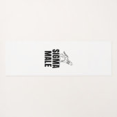 Tapis De Yoga Loup solitaire masculin de Sigma (Dos (Horizontal))