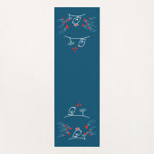 Tapis De Yoga LOVE ECHO - Comic Birds Tweetlercools 2 (Devant)