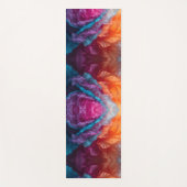 Tapis De Yoga Luminous Abstract Tissue Paper Layers (Devant)