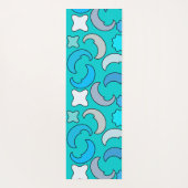 Tapis De Yoga Lune bleue nuageuse (Dos)
