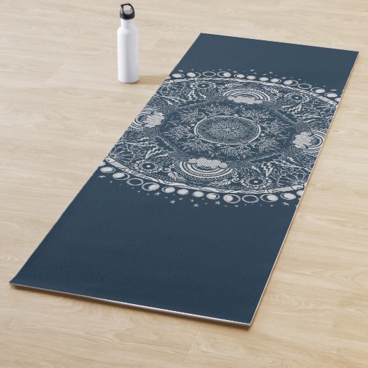 Tapis De Yoga Lune Mandala Lune Enfant Yoga (En situation)