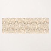 Tapis De Yoga Luxe Elegant Gold Mandela (Devant (Horizontal))