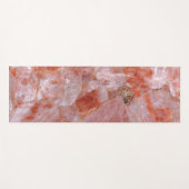 Tapis De Yoga Luxe Zen Pink Hematoid Quartz (Devant (Horizontal))