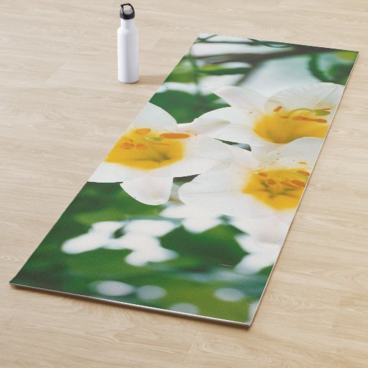 Tapis De Yoga Lys blancs - Lilium Flower candidum (En situation)