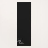 Tapis De Yoga M. nommé Smith Black (Dos)