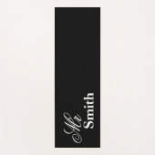 Tapis De Yoga M. Smith Black (Devant)