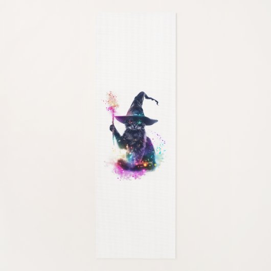 Tapis De Yoga Magie de chat Wizard (Devant)