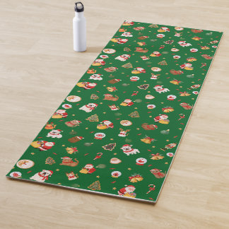 Tapis De Yoga Magie festive de Noël avec Santa
