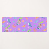 Tapis De Yoga Magique mermaid baleine arc-en-ciel fête de fille (Devant (Horizontal))