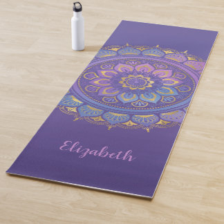 Tapis De Yoga Magnifique Mandala Motif Yoga Mat