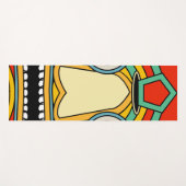 Tapis De Yoga magnifique tribu (Devant (Horizontal))