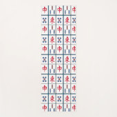 Tapis De Yoga Mahjong Jeu Titres Design (Devant)