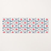 Tapis De Yoga Mahjong Jeu Titres Design (Devant (Horizontal))
