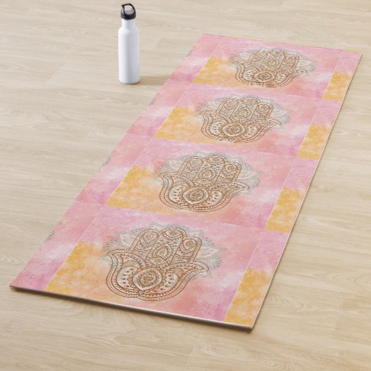 Tapis De Yoga Main Hamsa (En situation)