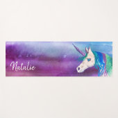 Tapis De Yoga Majestic Unicorn Yoga Mat (Devant (Horizontal))