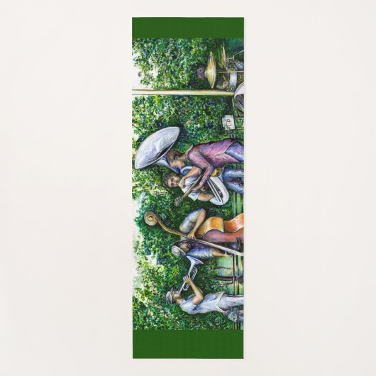 Tapis De Yoga Maman ne m'a jamais averti des joueurs tuba (Devant)