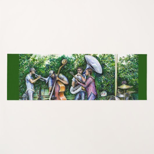 Tapis De Yoga Maman ne m'a jamais averti des joueurs tuba (Devant (Horizontal))