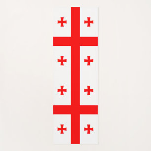Tapis De Yoga Manats patriotiques de yoga avec drapeau de Géorgi