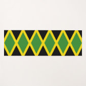 Tapis De Yoga Manats patriotiques de yoga avec drapeau de la Jam (Devant (Horizontal))