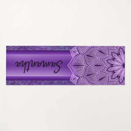 Tapis De Yoga Mandala (Devant (Horizontal))