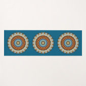 Tapis de Yoga Mandala à Plumes (Devant (Horizontal))