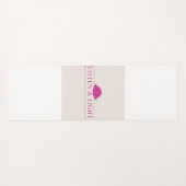 Tapis De Yoga Mandala-Blanc (Dos (Horizontal))