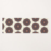 Tapis De Yoga Mandala-Blanc (Devant (Horizontal))