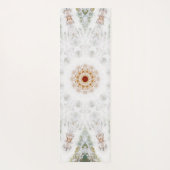 Tapis De Yoga Mandala blanc pur (Dos)