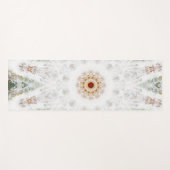 Tapis De Yoga Mandala blanc pur (Devant (Horizontal))