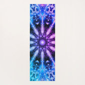 Tapis De Yoga Mandala bleu pourpre (Dos)