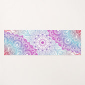 Tapis De Yoga Mandala Bliss coloré (Devant (Horizontal))