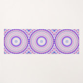 Tapis De Yoga Mandala Bohème (Devant (Horizontal))