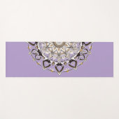 Tapis De Yoga Mandala céleste moderne | Spiritualité boho tendan (Devant (Horizontal))