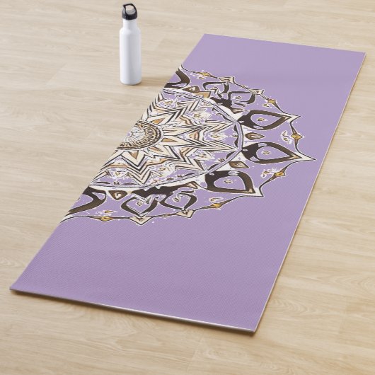 Tapis De Yoga Mandala céleste moderne | Spiritualité boho tendan (En situation)