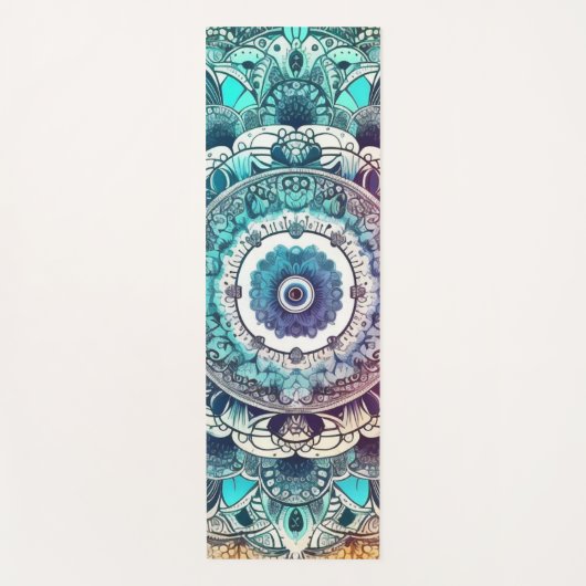 Tapis De Yoga Mandala coloré (Devant)