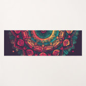 Tapis De Yoga Mandala coloré (Devant (Horizontal))