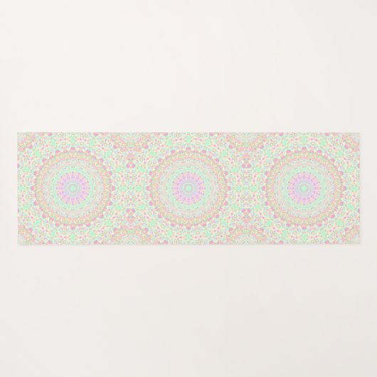 Tapis De Yoga Mandala coloré (Dos (Horizontal))