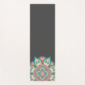 Tapis De Yoga Mandala coloré vibrant art énergétique (Devant)